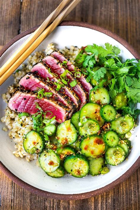 Grilled Tuna Steak Recipe Asian Dandk Organizer