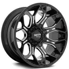 Moto Metal Wheels Mo Combat Gloss Black Milled Off Road Rims