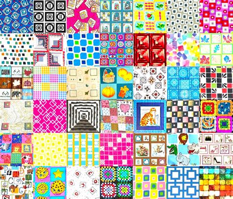 Solve PATCHWORK SQUARES 50 Jigsaw Puzzle Online With 143 Pieces