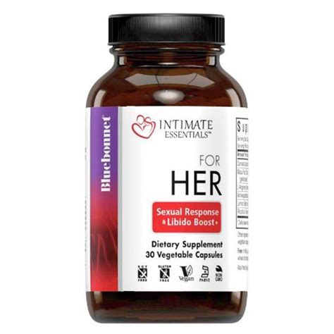 Bluebonnet Nutrition Intimate Essentials For Her Sexual Response And Libido Boost 30 Vegetable