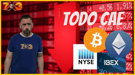 TODO CAE BITCOIN CRYPTOS y BOLSA Trading en ESPAÑOL YouTube