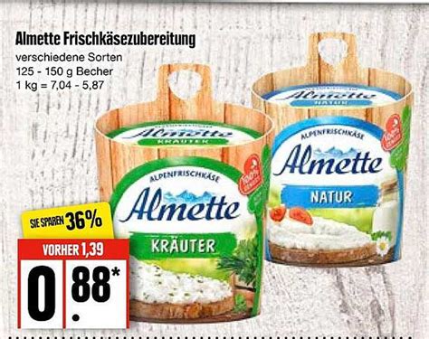 Almette Frischkäsezubereitung Angebot bei EDEKA