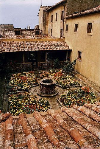 Cloister Garden Italian Garden Tuscany Tuscany Italy