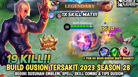 Terbaru Build Gusion Tersakit Season Item Gusion Paling