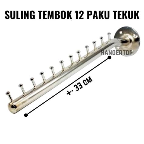 Jual Hanger Suling Tembok Tekuk Paku Gantungan Hanger Suling Besi