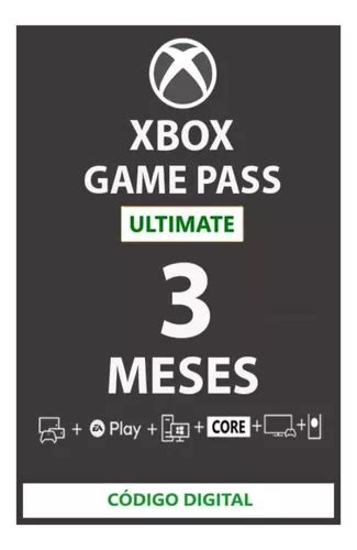 Xbox Game Pass Ultimate 3 Meses Meses Sin Interés