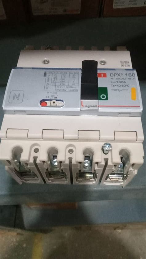 LEGRAND 250a Mccb 4 Pole With Enclosure 25kA Rated Current 160A At