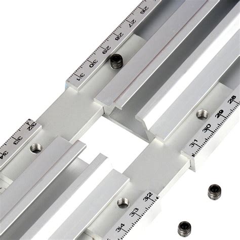 Rail De Guidage Fixe En Alliage D Aluminium Robuste Pour Une Coupe