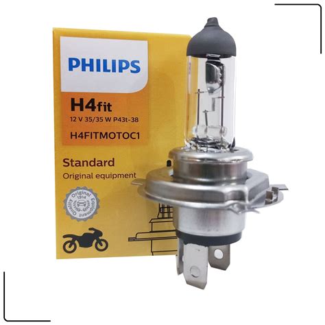 Lâmpada Farol Standard Philips 35W H4 4300K 12V