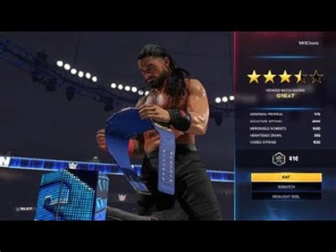 WWE 2K23 20240520 Gunther Vs Roman Reigns For The WWE Smackdown