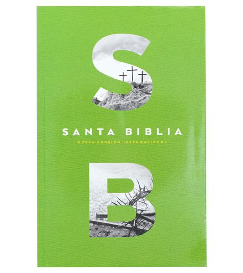 Biblia Nvi Excelencia Ultrafina Tapa Rustica Verde Libreria Peniel