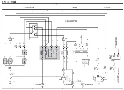 Lexus Rx330 электросхемы Wiring Diagram Lexus Rx330