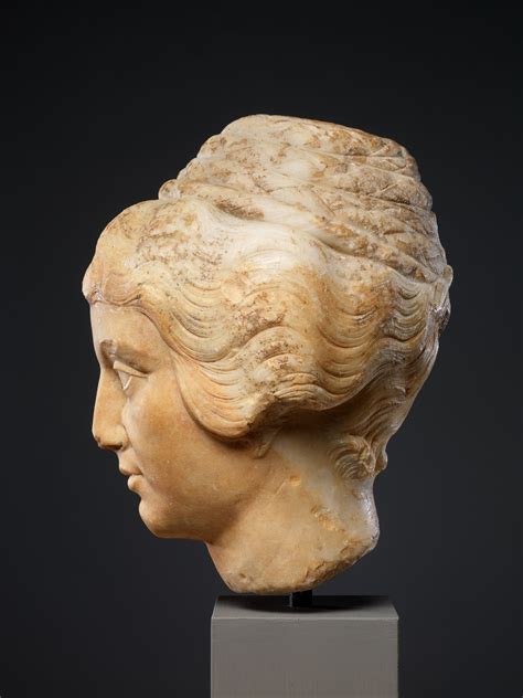 Marble Head Of A Woman Roman Early Antonine The Metropolitan