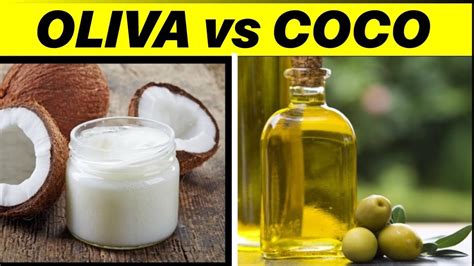 Aceite De Oliva Vs Aceite De Coco Cu L Tomar Youtube