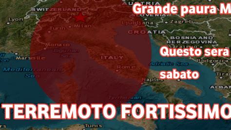 Secondo Fa Un Forte Terremoto Ha Colpito L Italia Questa Sera Sabato