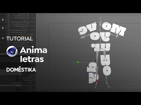 Tutorial Cinema 4D Cómo animar letras de manera sencilla Domestika