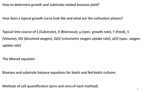 Solved How To Determine Growth And Substrate Related Biomass Chegg