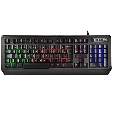 Teclado Gamer C3Tech KG 50BK ABNT2 Led Premium Computadores