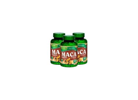 Kit 3 Maca Peruana Vitamina C e Zinco 120 Cápsulas Unilife em