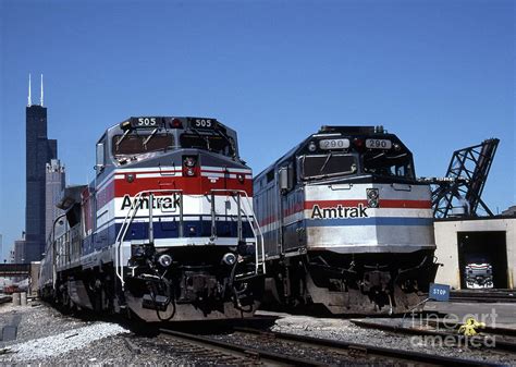 Amtrak Chicago Photograph By Sean Graham White Fine Art America