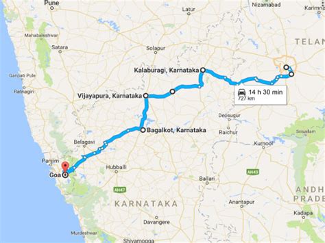 Hyderabad To Goa A Weekend Road Trip Nativeplanet