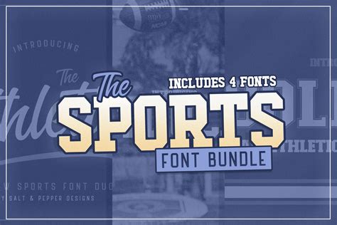 The Sports Font Bundle Slab Serif Fonts Creative Market