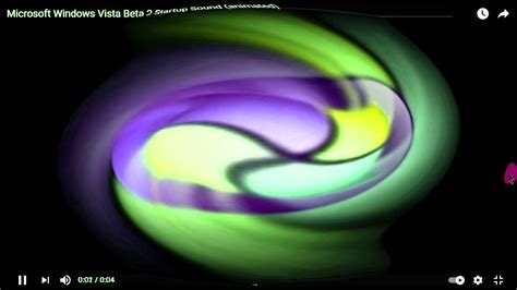 Microsoft Windows Vista Beta 2 Startup Sound Animated Effects Effects Sbw2000e Youtube