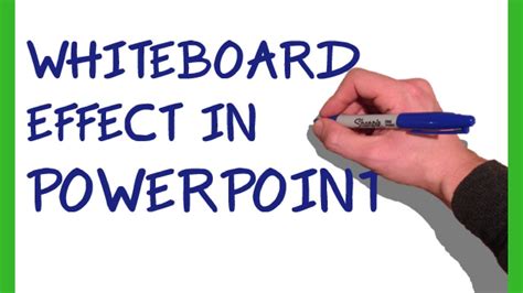 Powerpoint Whiteboard Animation Tutorial Youtube