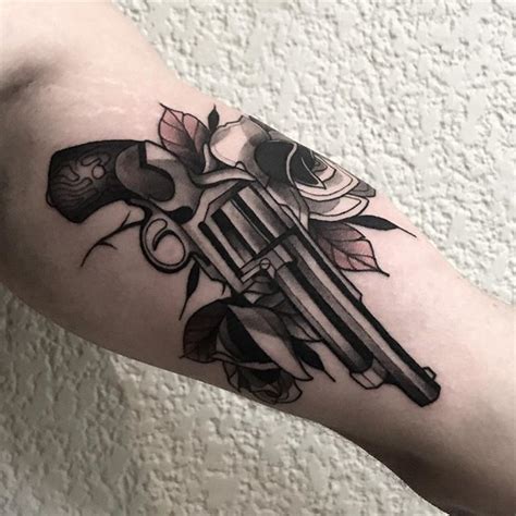 Traditional Revolver Tattoo