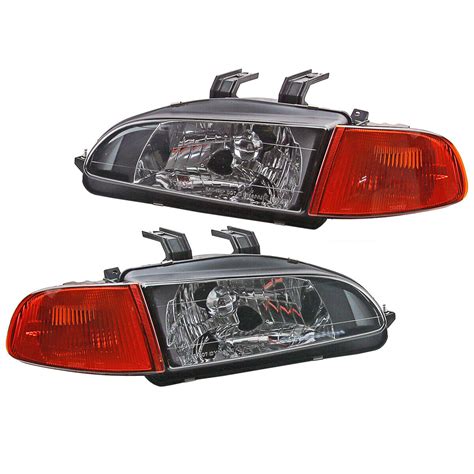 Headlight Head Lamp Amber Corner Light For Honda Civic Eg6 Eg Eh Coupe 92 95 Ebay