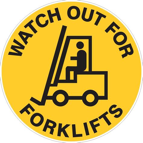 Watch Out For Forklifts Floor Marker Buy Now Discount Safety