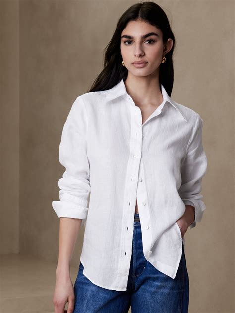 The Classic Linen Shirt Banana Republic