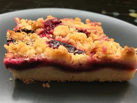 Einfacher Zwetschgenkuchen Auf M Rbeteig Mit Streuseln Von Janetthi