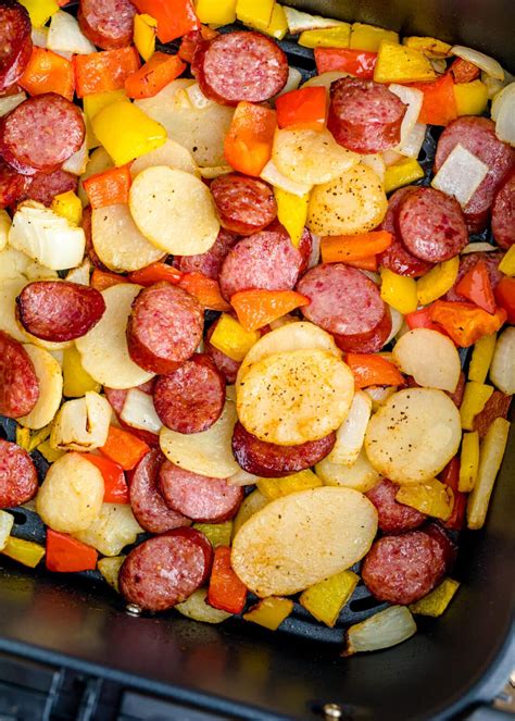 Air Fryer Kielbasa And Potatoes My Air Fryer Kitchen