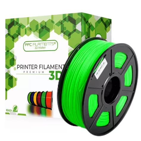 Ppc Filaments Filamento 3d Pla Ppc 1kg 175mm Verde Filamentos