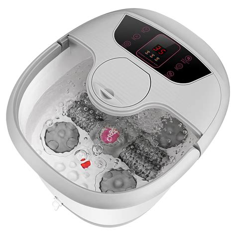 Buy Foot Spa Bath Massager With Fast Heat Bubble Jets Pedicure Stone Motorized Shiatsu