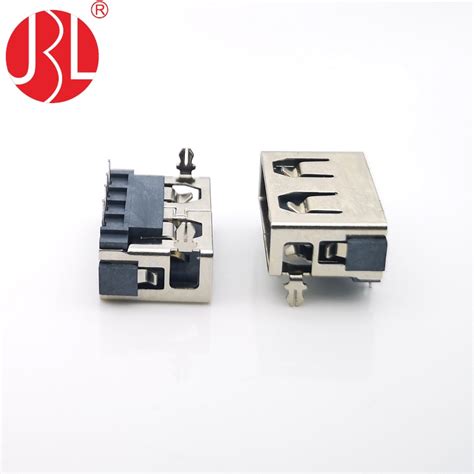 Usb A Rd21 D Usb 20 Type A Receptacle 4pin Dip Right Angle Usb A Connector