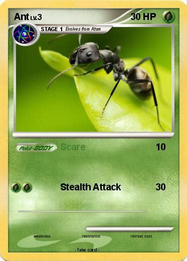 Pokémon Ant 144 144 Scare My Pokemon Card