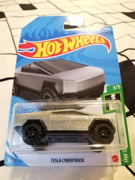 New Tesla Cybertruck Hw Green Speed Hot Wheels Hotwheels Truck Hobbies Toys Toys Games On
