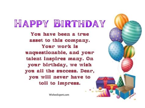 99 Best Happy Birthday Wishes For Employee Images Wis