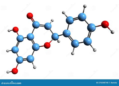 3D Image Of Naringenin Skeletal Formula Stock Photography | CartoonDealer.com #276348740