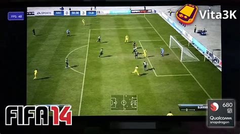 Vita3K V10 FIFA 14 FULL MATCH TEST Snapdragon 680 YouTube