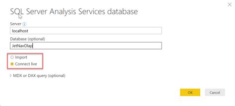 How To Connect Power Bi With Sql Server Analysis Services Database