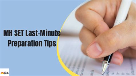 MH SET 2024 Exam Last Minute Preparation Tips Check Exam Pattern