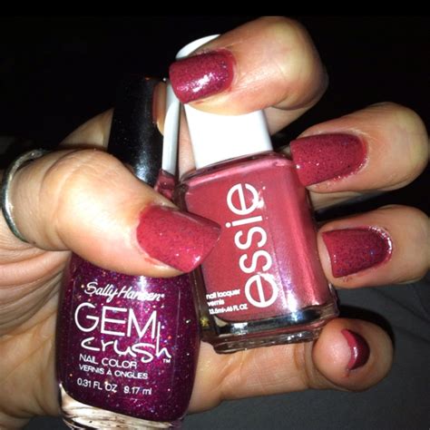 Essie In Stitches Sally Hansen Gem Crush In Lady Luck Nail Polish