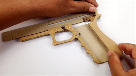 Cardboard Pistol Template