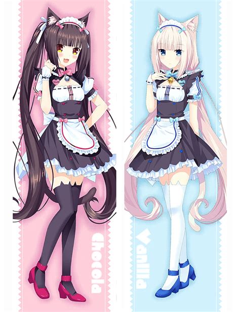 Anime Dakimakura Nekopara Chocolat Vanilla Azuki Coconut Off