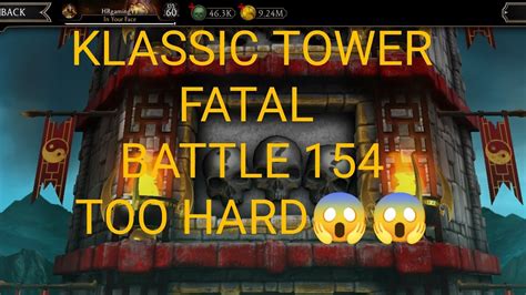 Klassic Tower Fatal Battle 154 Regeneration Mode On Too Hard To Fight😱😱