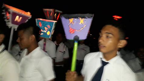 Desfile De Antorchas Colegio San Agustin De Kankintu Fiesta Patronal