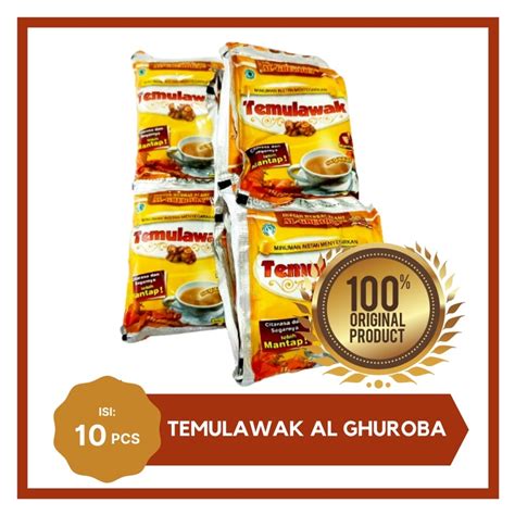 Jual Temulawak Al Ghuroba Minuman Herbal Temulawak Isi 10 Sachet